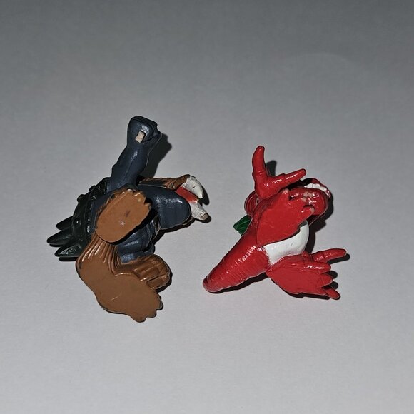 2 Digimon Figures Lot  Digital Monsters 1.5" Red Tyrannomon 1.75" Zudomon - Picture 13 of 13